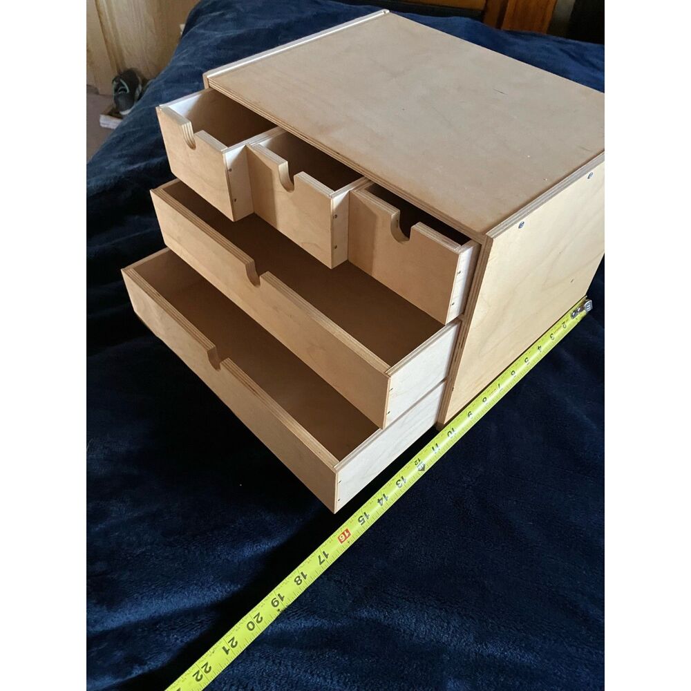 MOPPE Mini storage chest, birch plywood